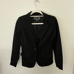 Ambiance Classic Black Blazer - S